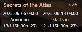 secrets of the atlas release time count down